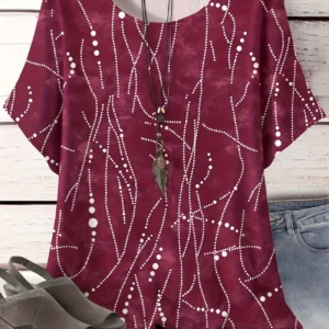 Bold Multicolor Casual Tee for Everyday Wear