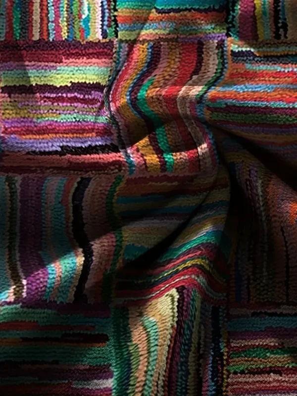 Bold Multicolor Casual Tee for Everyday Wear - Image 3