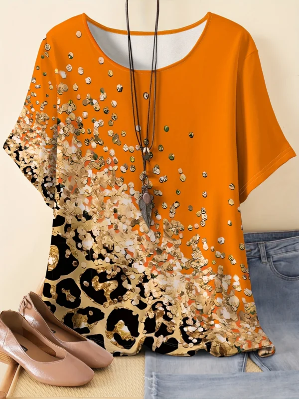 Bold Multicolor Casual Tee for Everyday Wear