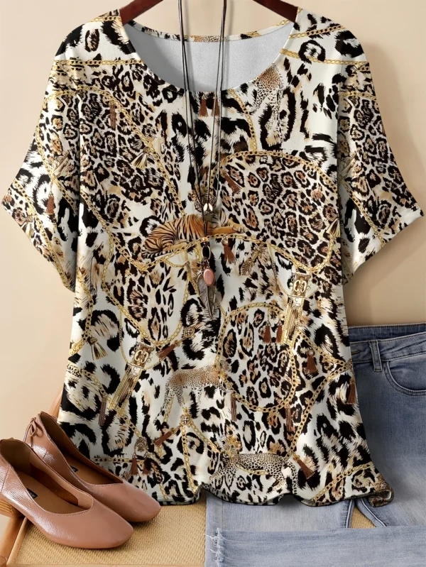 Bold Multicolor Casual Tee for Everyday Wear