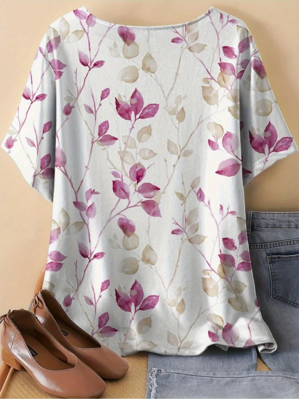 Bold Multicolor Casual Tee for Everyday Wear - Image 2