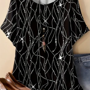 Bold Multicolor Casual Tee for Everyday Wear