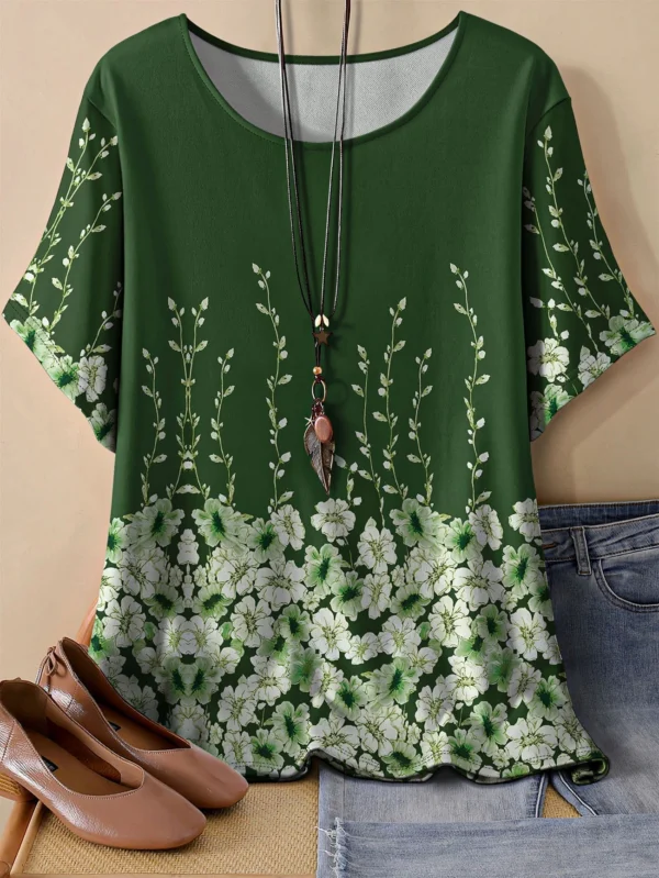 Bold Multicolor Casual Tee for Everyday Wear
