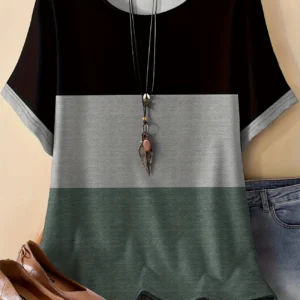Bold Multicolor Casual Tee for Everyday Wear