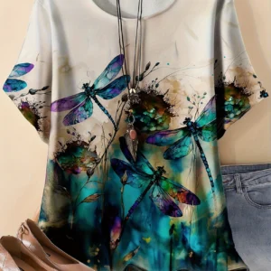 Bold Multicolor Casual Tee for Everyday Wear