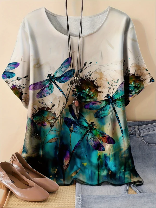 Bold Multicolor Casual Tee for Everyday Wear