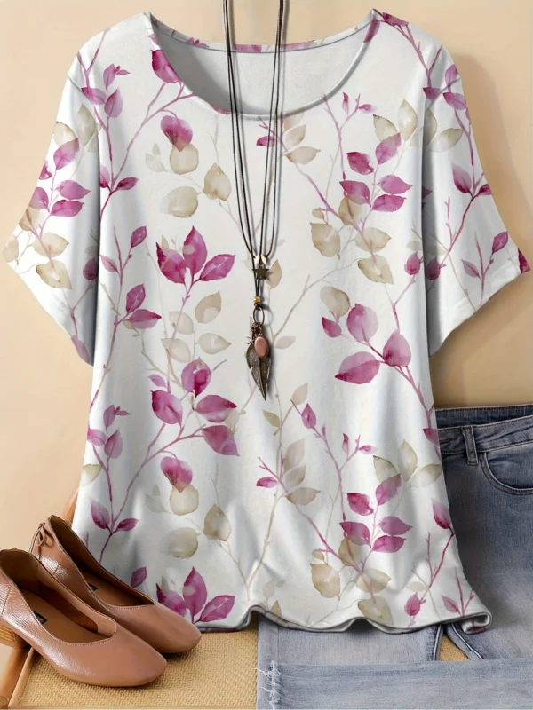 Bold Multicolor Casual Tee for Everyday Wear