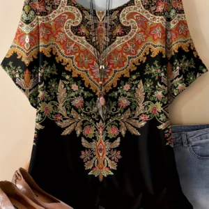Bold Multicolor Casual Tee for Everyday Wear