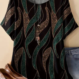 Bold Multicolor Casual Tee for Everyday Wear