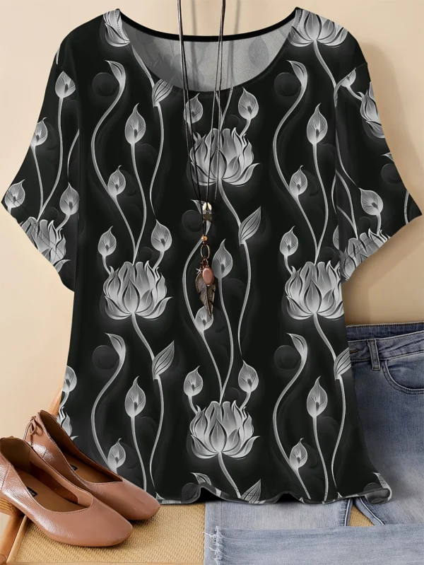 Bold Multicolor Casual Tee for Everyday Wear