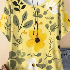 Bold Multicolor Casual Tee for Everyday Wear