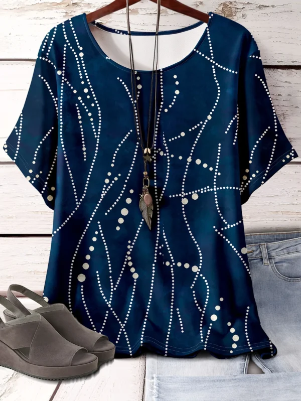 Bold Multicolor Casual Tee for Everyday Wear